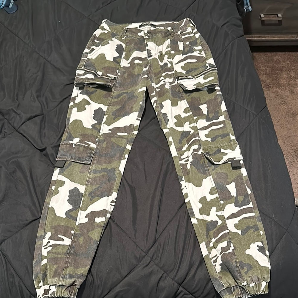 Fashion Nova Camo Cargo Pants